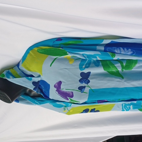 Moda International Floral Button Down Blouse Top S - Picture 3 of 6